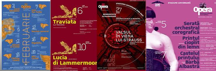 Opera 2 colors posters