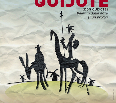 illustration for Don Quijote poster and banners